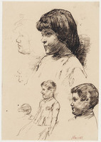 FF 013d
          <br/>
          Schetsblad met studies van kinderen
          <br/>
          <em>Looy, Jacobus van (1855-1930)</em>